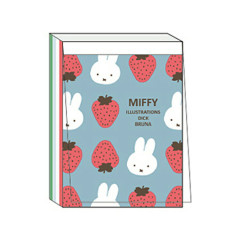 Japan Miffy Mini Notepad - Strawberry
