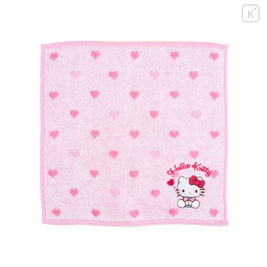 Japan Sanrio Original Petit Towel - Hello Kitty / Heart - 1