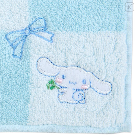 Japan Sanrio Original Petit Towel - Cinnamoroll / Checkered - 2