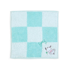 Japan Sanrio Original Petit Towel - Pochacco / Checkered