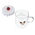 Japan Disney Store Glass Mug - Mickey Mouse : Cake Style Lid - 4