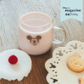 Japan Disney Store Glass Mug - Mickey Mouse : Cake Style Lid - 8