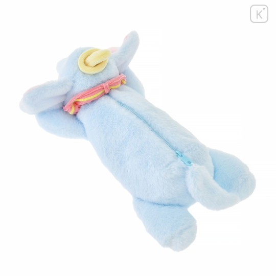 Japan Disney Store Fluffy Plush Pen Case - Dumbo - 5