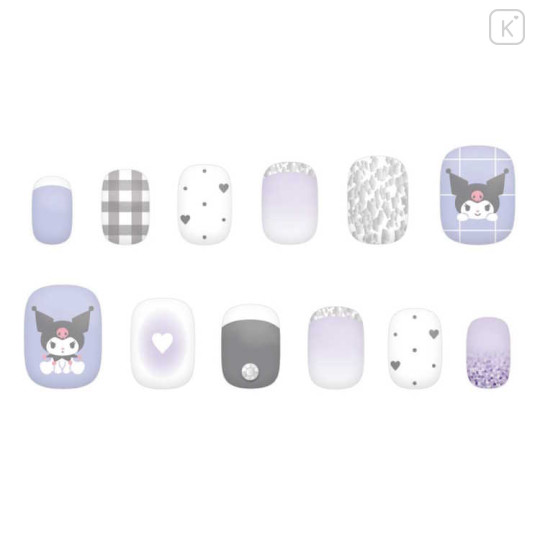 Japan Sanrio Charming Jewellery Nail Sticker - Kuromi - 1