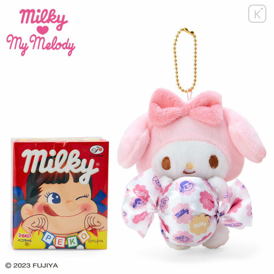 Japan Sanrio Original × Milky Mascot Holder - My Melody - 1