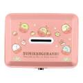 Japan San-X Can Piggy Bank with Lock Case - Sumikko Gurashi / Strawberry - 2