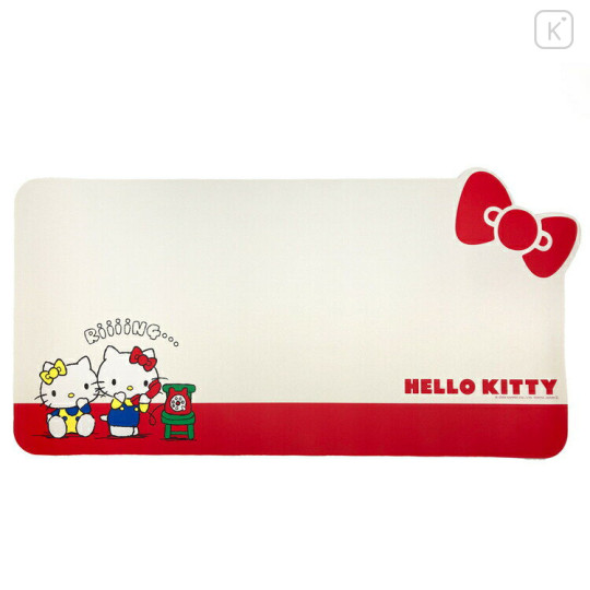 Japan Sanrio Desk Mat - Hello Kitty / Calling - 1