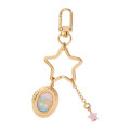 Japan Sanrio Original Keychain with Rocket Charm - Little Twin Stars : Fluffy Fancy - 1