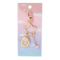 Japan Sanrio Original Keychain with Rocket Charm - Little Twin Stars : Fluffy Fancy - 2