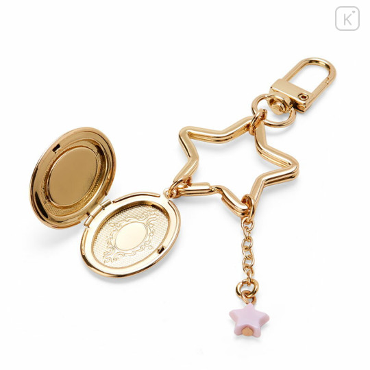 Japan Sanrio Original Keychain with Rocket Charm - Little Twin Stars : Fluffy Fancy - 3