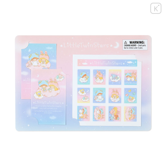 Japan Sanrio Original Sticker Set - Little Twin Stars / Fluffy Fancy - 1