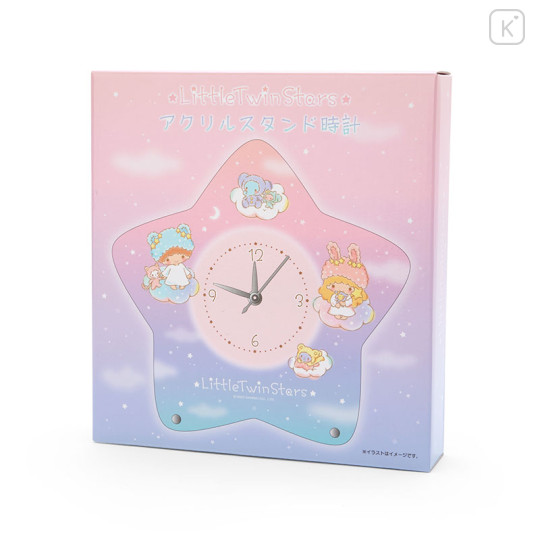 Japan Sanrio Original Acrylic Clock - Little Twin Stars / Fluffy Fancy - 3