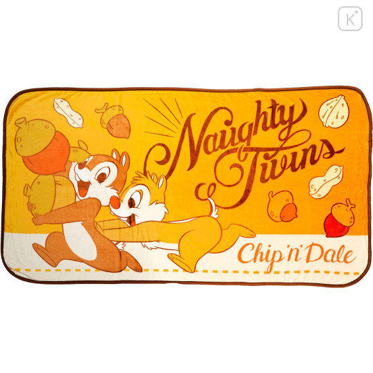 Japan Disney Blanket - Chip & Dale / Naughty Twins - 1