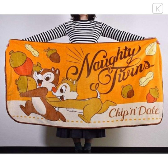 Japan Disney Blanket - Chip & Dale / Naughty Twins - 2