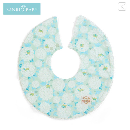 Japan Sanrio Original Donut-shaped Bib - Keroppi / Sanrio Baby - 1
