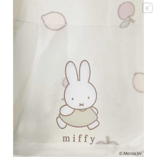 Japan Miffy Clear Multi Case Pouch - Fruits - 2