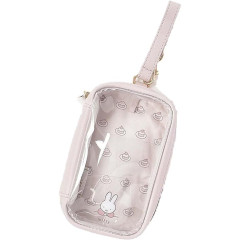 Japan Miffy Clear Multi Case Pouch - Cake
