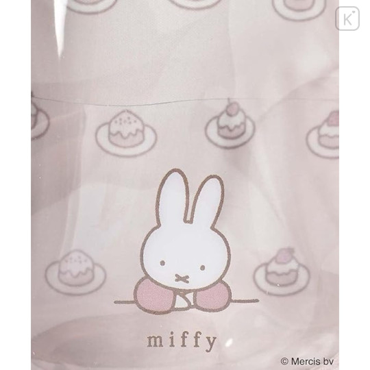 Japan Miffy Clear Multi Case Pouch - Cake - 2