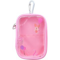 Japan Disney Clear Multi Case Pouch - Piglet / Pink - 1