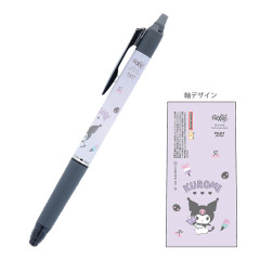 Japan Sanrio FriXion Ball Knock Zone Erasable Gel Pen - Kuromi