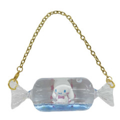 Japan Sanrio Glitter Deco Keychain - Cinnamoroll / Floating in Candy