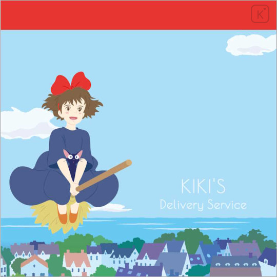 Japan Ghibli Memo Pad - Kiki's Delivery Service / Flying Kiki - 1
