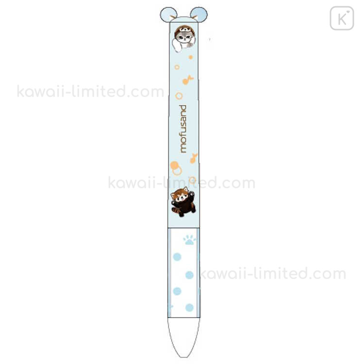 Japan Mofusand Two Color Mimi Pen - Cat / Red Panda | Kawaii Limited