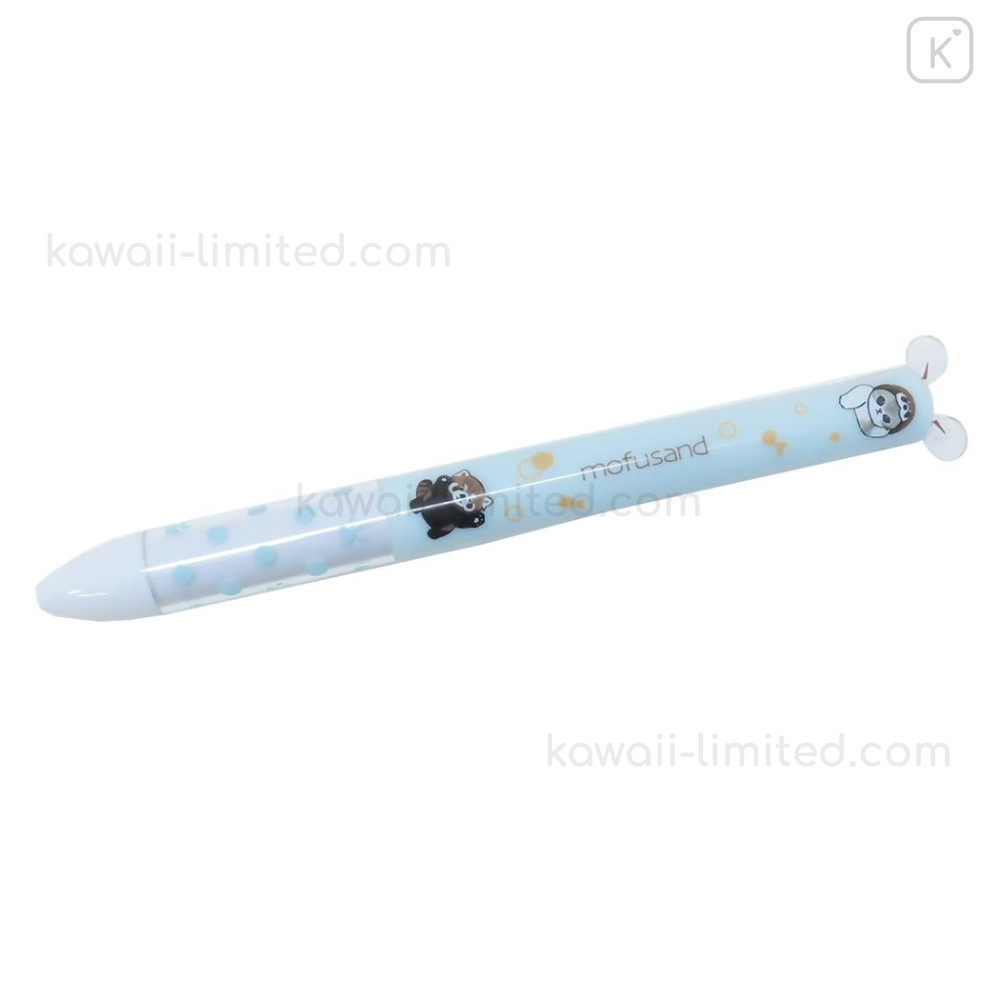 Japan Mofusand Two Color Mimi Pen - Cat / Red Panda | Kawaii Limited