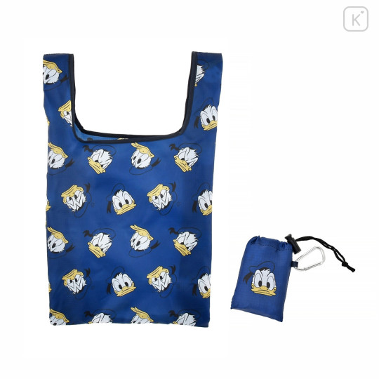 Japan Disney Store Eco Shopping Bag (S) - Donald Duck : Navy - 1