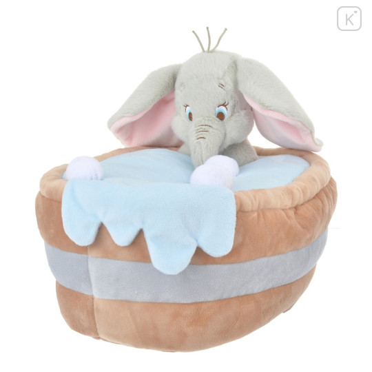 Japan Disney Store Tissue Box Cover Plush - Dumbo / Bath - 1