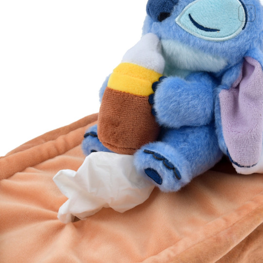 Japan Disney Store Tissue Box Cover Plush - Stitch : Sleeping Baby - 5