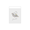 Japan Peanuts Mini Notepad - Snoopy : Grey - 1