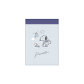 Japan Peanuts Mini Notepad - Snoopy / Laundry - 1