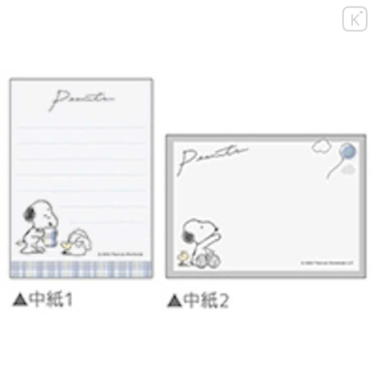 Japan Peanuts Mini Notepad - Snoopy / Laundry - 2