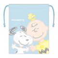 Japan Snoopy Drawstring Bag - Snoopy & Charlie - 1