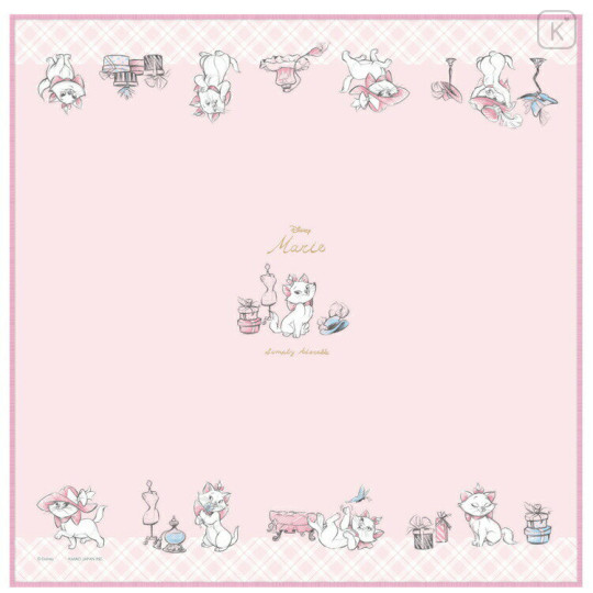 Japan Disney Lunch Cloth - Marie Cat / Pink - 1