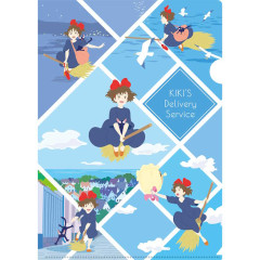 Japan Ghibli A4 File - Kiki's Delivery Service / Flying Kiki