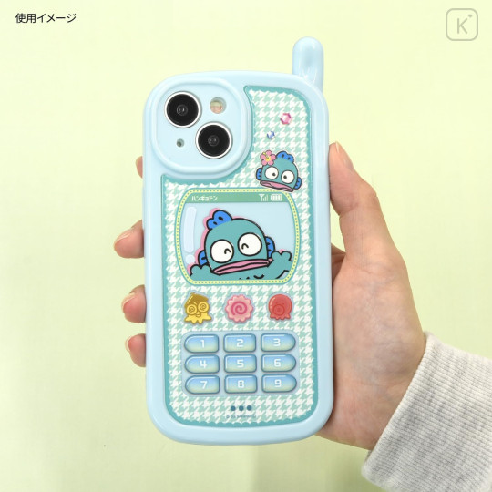 Japan Sanrio iPhone Case - Hangyodon Retro / iPhone14 & iPhone15 - 2