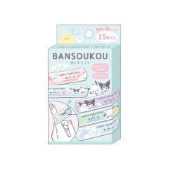 Japan Sanrio × Obakenu Boxed Adhesive Bandage - Characters / Blue
