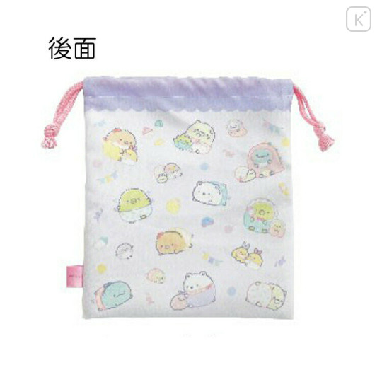 Japan San-X Drawstring Bag - Sumikko Gurashi / Baby - 2