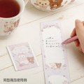 Japan San-X Tea Bag Style Memo - Rilakkuma / Korikogu Flower Tea Time B - 4