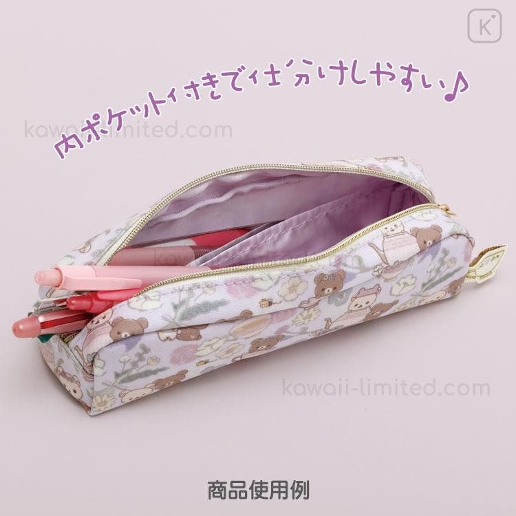 Rilakkuma DELDE Pen Case Pencil Pouch Pink San-X Japan –