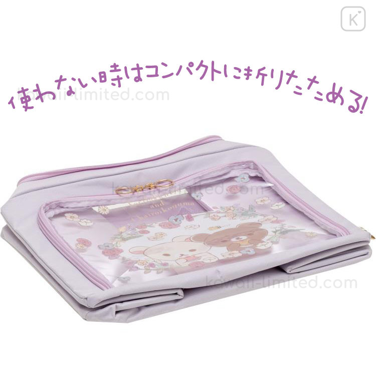 Japan San-X Storage Case - Rilakkuma : Korikogu Flower Tea Time