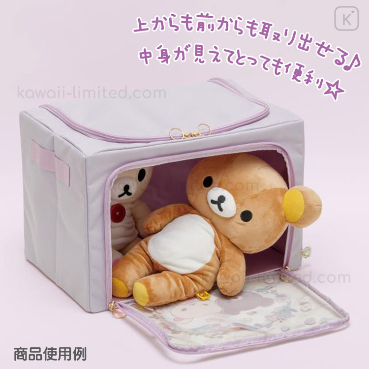 Japan San-X Storage Case - Rilakkuma : Korikogu Flower Tea Time