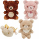 Japan San-X Tenori Plush (SS) 4pcs Set - Rilakkuma / Korikogu Flower Tea Time