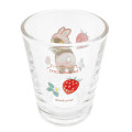 Japan Mofusand Mini Glass Tumbler - Cat / Strawberry Rabbit - 2