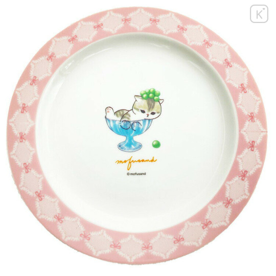 Japan Mofusand Porcelain Plate - Cat / Parfait - 1