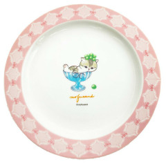 Japan Mofusand Porcelain Plate - Cat / Parfait