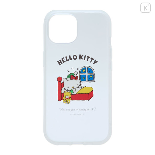 Japan Sanrio IIIIfit Clear iPhone Case - Hello Kitty / iPhone15 & iPhone14 & iPhone13 - 2