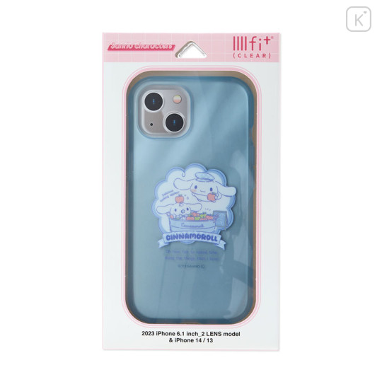 Japan Sanrio IIIIfit Clear iPhone Case - Cinnamoroll / iPhone15 & iPhone14 & iPhone13 - 1